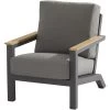 4 Seasons OutdoorCapitol Loungestoel Anthracite