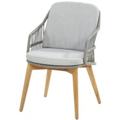 4 Seasons OutdoorSempre Dining Tuinstoel Light Grey Teak