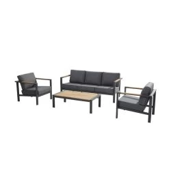 TASTE By 4 SeasonsGinger Loungeset Anthracite Teak