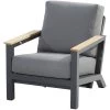 4 Seasons OutdoorCapitol Loungestoel Anthracite Lichtgrijs Teak 2 4 Seasons OutdoorCapitol Loungestoel Anthracite Lichtgrijs Teak -Tuinmeubilair 116357 900 01