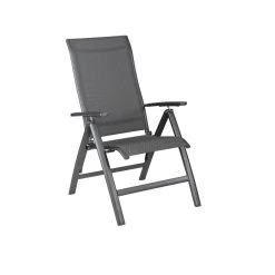 Kettler Legato Curve Verstelbare Tuinstoel Antraciet