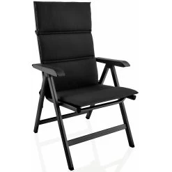 Kettler Basic Plus Verstelbare Tuinstoel Antraciet Inclusief Kussen