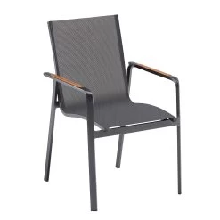 Kettler Diamond Stapelbare Tuinstoel Antraciet