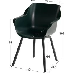 Hartman Sophie Element Tuinstoel Night Green 7 Hartman Sophie Element Tuinstoel Night Green -Tuinmeubilair 116630 300 06 4