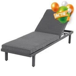 Hartman Aveiro Alu Ligbed Inclusief Kussen