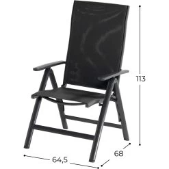 Hartman Sitges Verstelbare Tuinstoel Xerix 5 Hartman Sitges Verstelbare Tuinstoel Xerix -Tuinmeubilair 116663 900 04 1