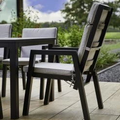 Hartman Ancona Dining Tuinstoel Black -Tuinmeubilair 116679 900 06