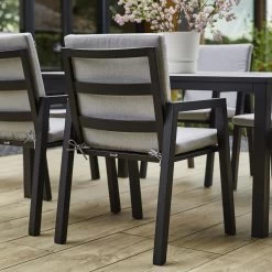 Hartman Ancona Dining Tuinstoel Black -Tuinmeubilair 116679 900 07