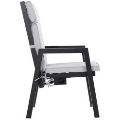 Hartman Ancona Inklapbare Dining Tuinstoel Black -Tuinmeubilair 116689 990 03 1