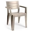 Keter Julie Stapelbare Tuinstoel Cappuccino -Tuinmeubilair 116785 800 01 1