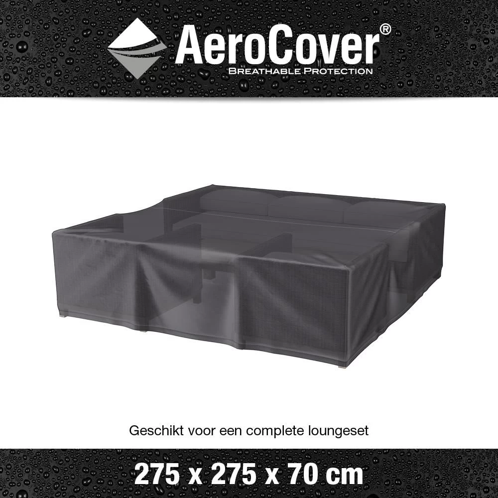 Aerocover Loungesethoes 275 x 275 x 70 antraciet Aerocover Loungesethoes 275 X 275 X 70 Antraciet -Tuinmeubilair 116815 900 02 1