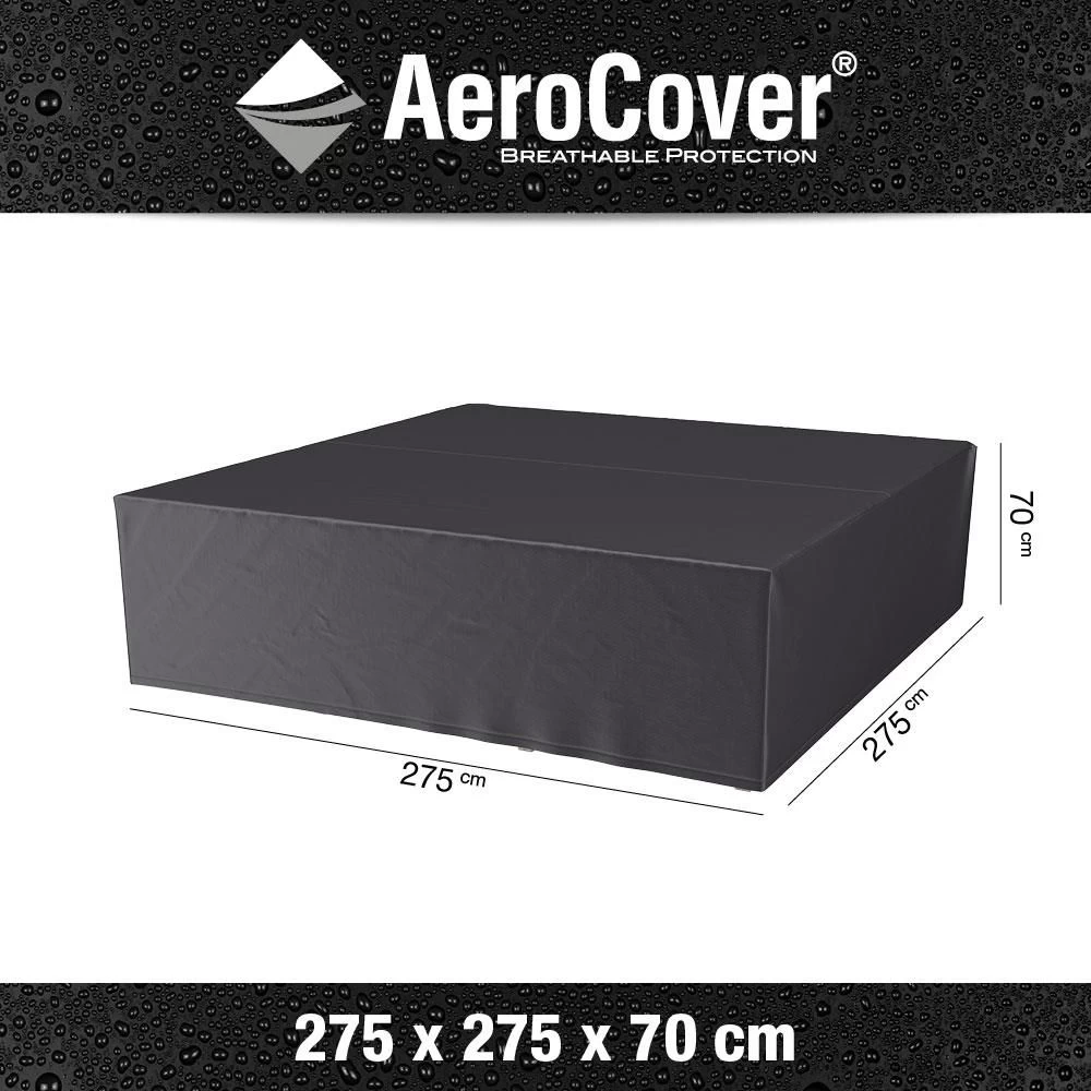 Aerocover Loungesethoes 275 x 275 x 70 antraciet Aerocover Loungesethoes 275 X 275 X 70 Antraciet -Tuinmeubilair 116815 900 03 1