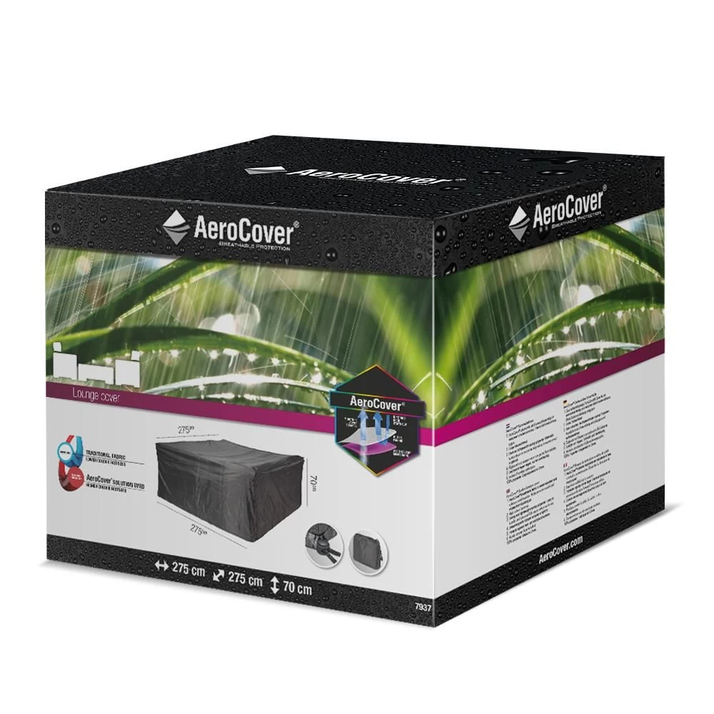 Aerocover Loungesethoes 275 x 275 x 70 antraciet Aerocover Loungesethoes 275 X 275 X 70 Antraciet -Tuinmeubilair 116815 900 04 1