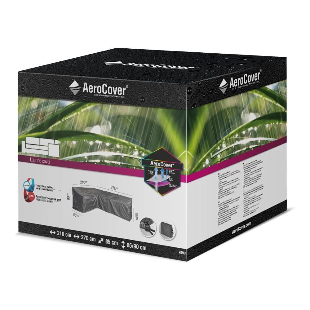 Aerocover Loungesethoes hoekset L-vorm links 270 x 210 x 85 antraciet Aerocover Loungesethoes Hoekset L-vorm Links 270 X 210 X 85 Antraciet -Tuinmeubilair 116821 990 03 6