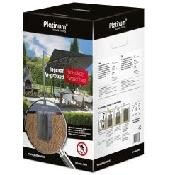 Platinum Ingraaf Parasolvoet 4 Platinum Ingraaf Parasolvoet -Tuinmeubilair 116842 990 03 3