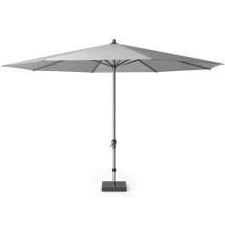Platinum Riva Parasol 400 Light Grey