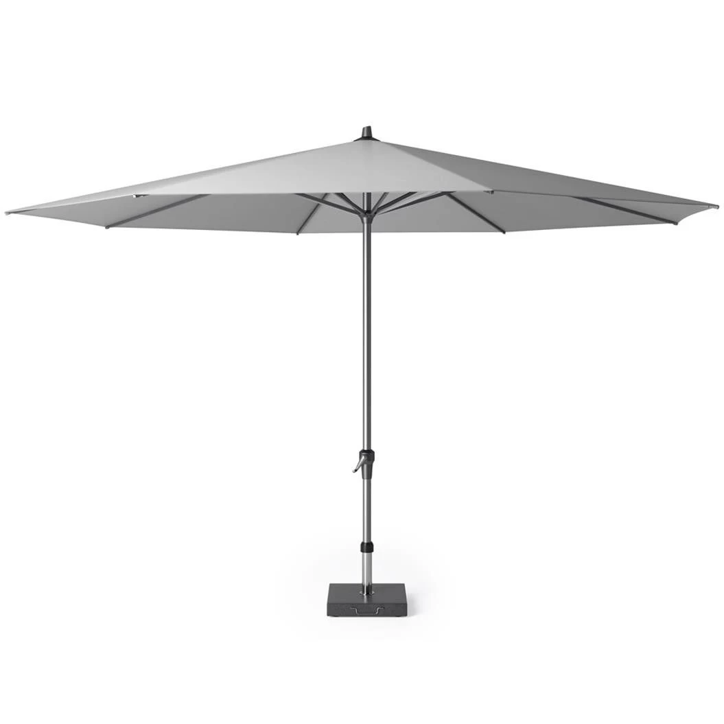 Platinum Riva parasol 400 light grey Platinum Riva Parasol 400 Light Grey -Tuinmeubilair 116903 900 01 2