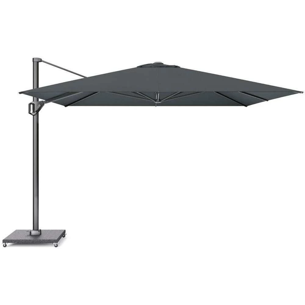 Platinum Challenger T1 Premium parasol 350 x 350 faded black Platinum Challenger T1 Premium Parasol 350 X 350 Faded Black -Tuinmeubilair 116929 990 01