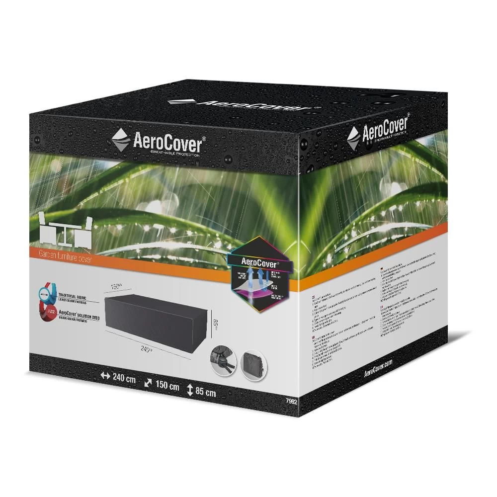 Aerocover Tuinsethoes 240 x 150 x 85 antraciet Aerocover Tuinsethoes 240 X 150 X 85 Antraciet -Tuinmeubilair 116945 990 03 6