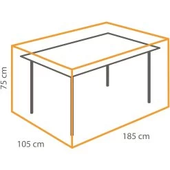 Winza Outdoor CoversPremium Beschermhoes Tafel 185 X 105 X 75 -Tuinmeubilair 117244 900 03 2
