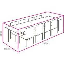 Winza Outdoor CoversPremium Tuinset Hoes XL 285 X 180 X 95 -Tuinmeubilair 117249 900 03