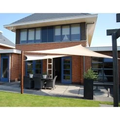 Nesling Coolfit Driehoek Schaduwdoek 500 X 500 X 710gebroken Wit -Tuinmeubilair 117279 180 02 2