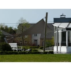 Nesling Dreamsail Driehoek Schaduwdoek 400 Grijs -Tuinmeubilair 117293 900 02 5