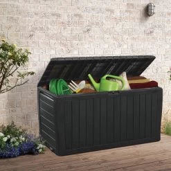 Keter Marvel Plus Opbergbox Antraciet -Tuinmeubilair 118934 900 03