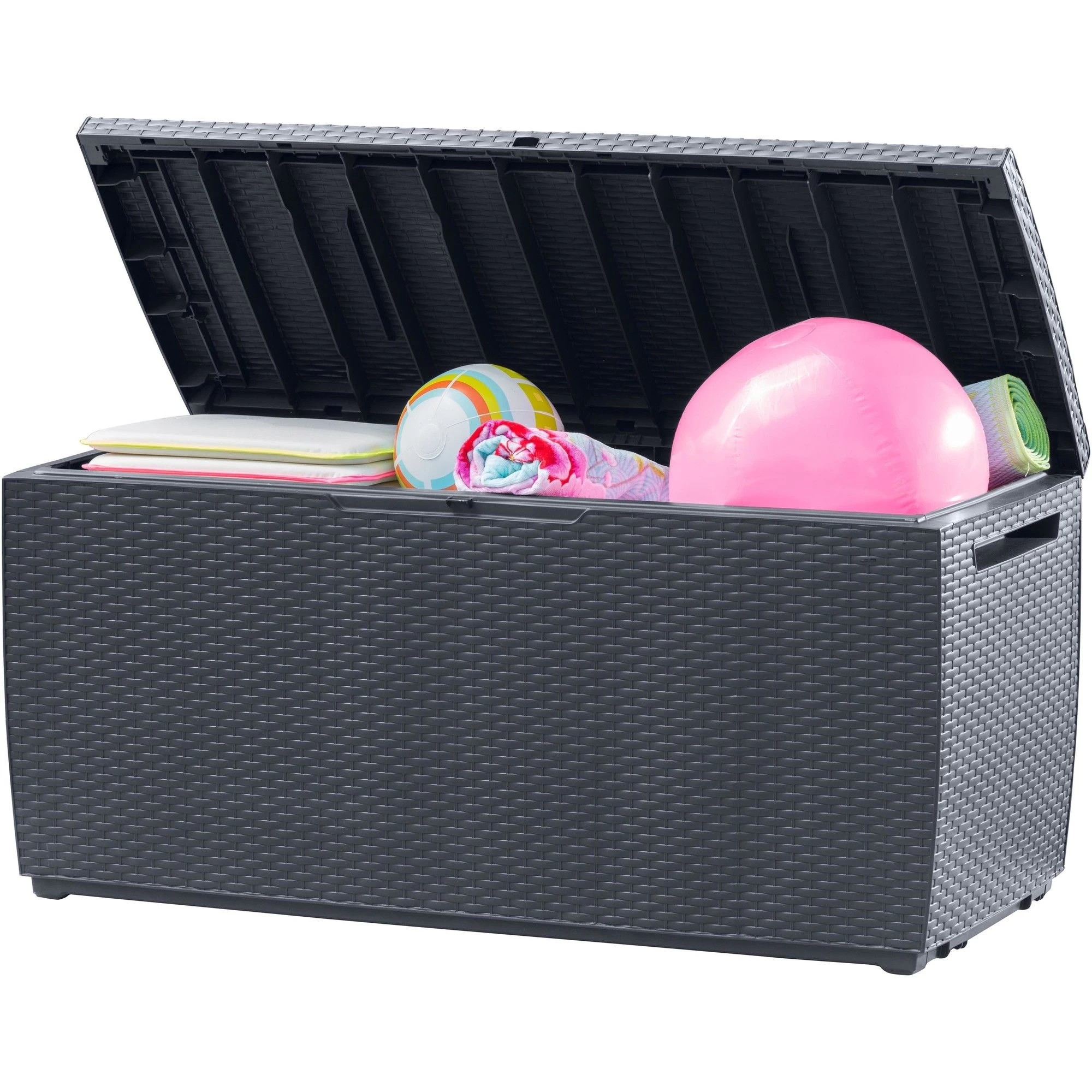 Keter Capri opbergbox antraciet Keter Capri Opbergbox Antraciet -Tuinmeubilair 118935 900 02