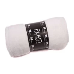 In The MoodFleece Plaid Ivoor