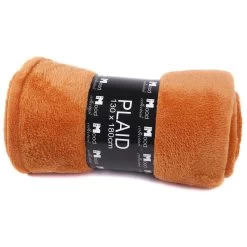 In The MoodFleece Plaid Terracotta