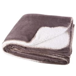 In The MoodAthena Fleece Plaid Taupegrijs