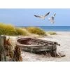 All Seasons Postersstrand Met Boot 80 X 60 Tuinposter -Tuinmeubilair 119450 505 01 2