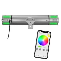 Eurom Heat And Beat Terrasverwarmer Antraciet -Tuinmeubilair 119486 900 07