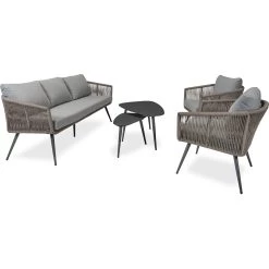 Bardani Azori Loungeset 5-delig Taupe