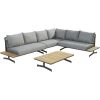 4 Seasons OutdoorFortuna Loungeset Anthracite Teak 2 4 Seasons OutdoorFortuna Loungeset Anthracite Teak -Tuinmeubilair 140042 000 01