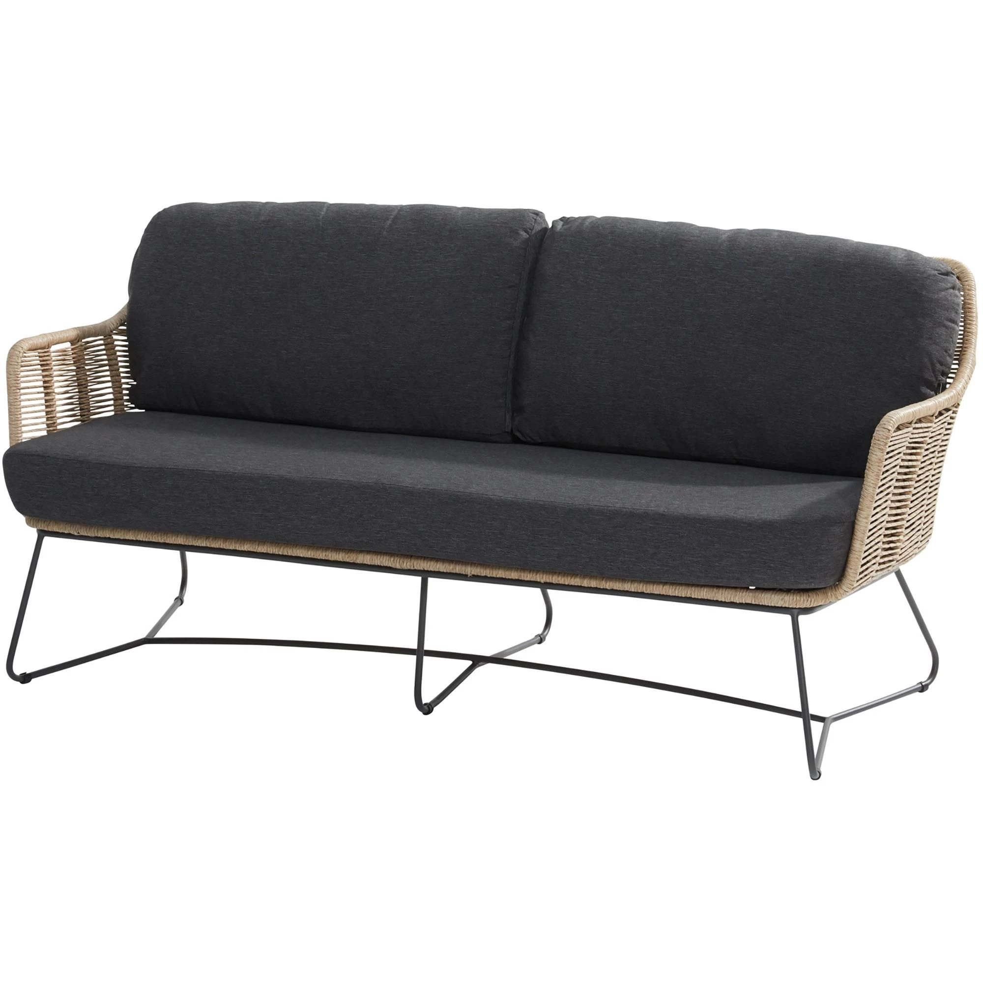 TASTE by 4 SeasonsBelmond loungeset naturel anthracite TASTE By 4 SeasonsBelmond Loungeset Naturel Anthracite -Tuinmeubilair 140044 000 04