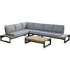 TASTE By 4 SeasonsMatisse Loungeset Anthracite Teak 2 TASTE By 4 SeasonsMatisse Loungeset Anthracite Teak -Tuinmeubilair 140046 000 01