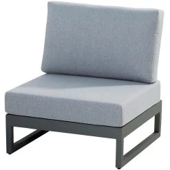 TASTE By 4 SeasonsMatisse Loungeset Anthracite Teak -Tuinmeubilair 140046 000 04