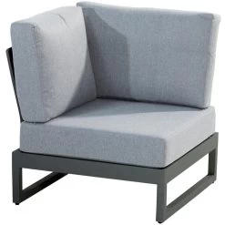 TASTE By 4 SeasonsMatisse Small Loungeset Anthracite Teak -Tuinmeubilair 140047 000 04