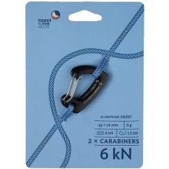 Ticket To The Moon6kN Lightest Karabijnhaak Hangmatbevestiging