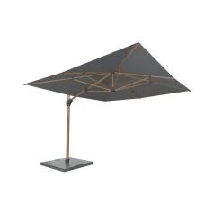 4 Seasons OutdoorHacienda Parasol 300 X 400 Woodlock Charcoal