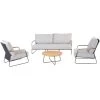4 Seasons OutdoorBalade Loungeset 4-delig Anthracite Zwart 1 4 Seasons OutdoorBalade Loungeset 4-delig Anthracite Zwart -Tuinmeubilair 150170 000 01