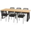 TASTE By 4 SeasonsBasso 240 Barist 6 Tuinset Teak Anthracite -Tuinmeubilair 150198 000 01
