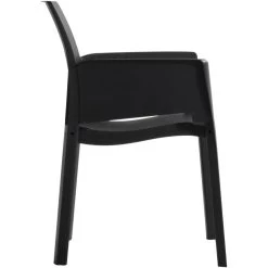 Hartman Evelyn Stapelbare Tuinstoel Carbon Black -Tuinmeubilair 152150 990 04