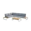 TASTE By 4 SeasonsMatisse Loungeset White Teak Light Grey 1 TASTE By 4 SeasonsMatisse Loungeset White Teak Light Grey -Tuinmeubilair 153601 000 01